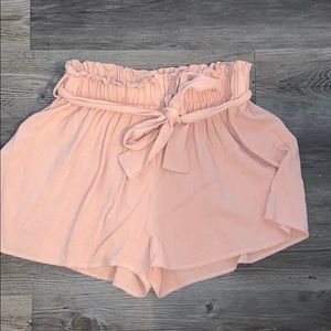 Size L comfy orange shorts